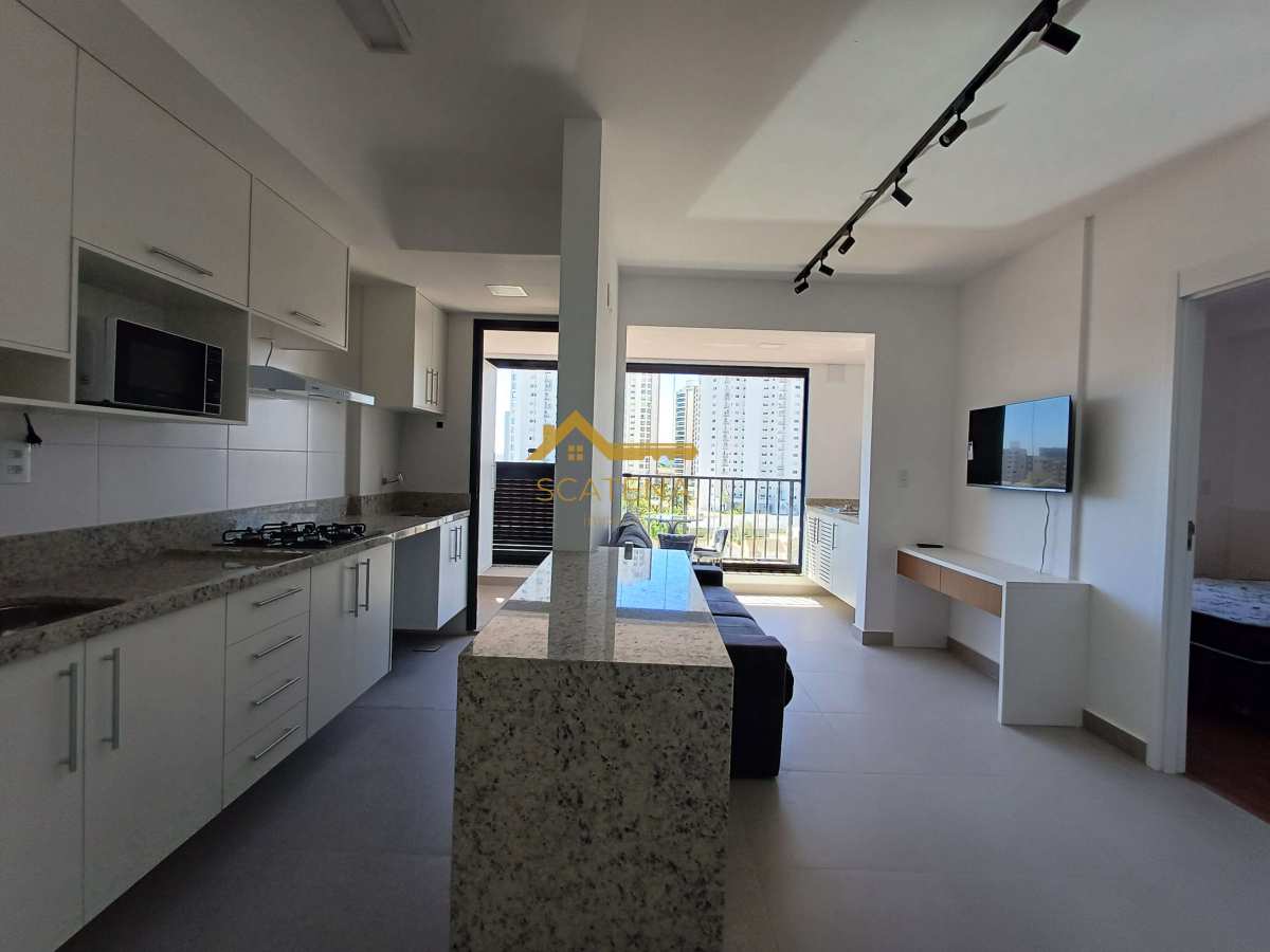 Apartamento para alugar com 1 quarto, 47m² - Edifício Biarritz,Sorocaba